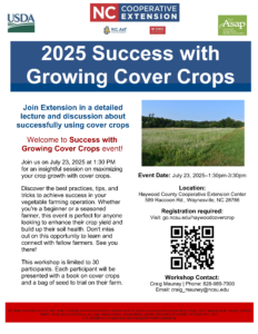 Cover photo for July 23: Success With Growing Cover Crops